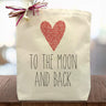 I love You To The Moon And Back Gift Tote