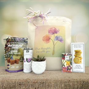 Our Thoughts Are With You Sympathy Gift Basket