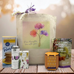 Our Thoughts Are With You Sympathy Gift Basket