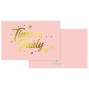 Time To Party (Pink)