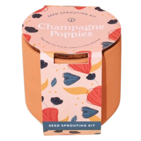 Modern Sprout Tiny Champagne Poppies Terracotta Grow Kit