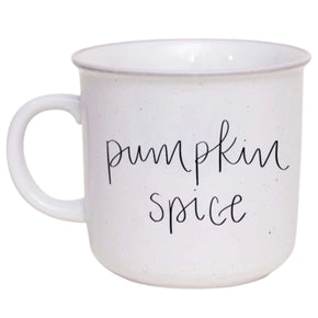 Pumpkin Spice Campfire Mug in White