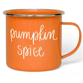 Pumpkin Spice Campfire Mug in Orange