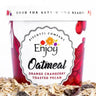 orange cranberry and toasted pecan oatmeal 