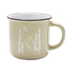 mug with mountains on it 