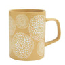 mug with marigolds on it 