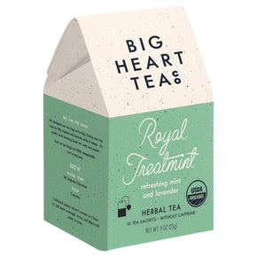 Big Heart Tea Co. Royal Treatmint Decaf Herbal Tea Sachets
