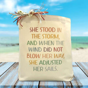 Create Your Own She Stood In The Storm Gift Tote