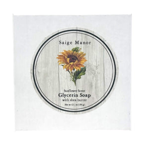 Saige Manor Sunflower Glycerin Soap with Shea Butter