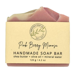 Pink Berry Mimosoa Saratoga Vegan Soap