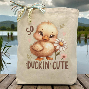 Create Your Own So Duckin' Cute New Baby Gift Tote