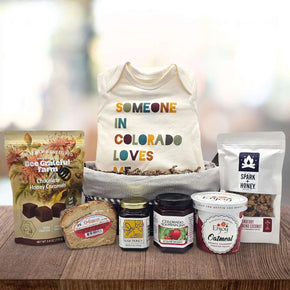 Someone in Colorado Loves Me New Baby Gift Basket