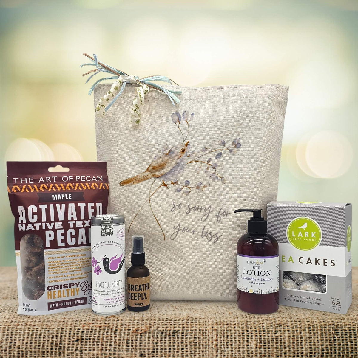 So Sorry For Your Loss Gift Basket | It's Only Natural Gifts