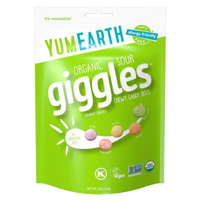 Yum Earth Organic Sour Giggles Rainbow Candy
