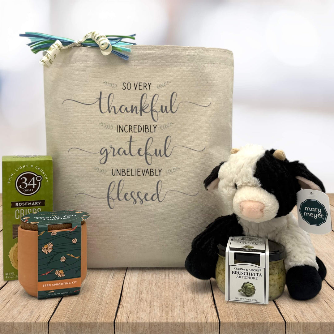 So Very Thankful Incredibly Grateful Gift Basket