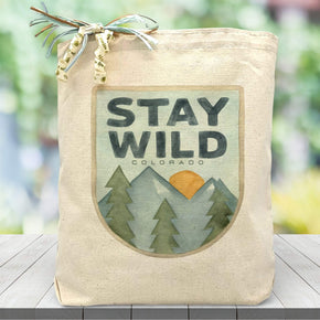 Create Your Own Stay Wild Colorado Gift Tote