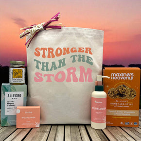 Stronger Than The Storm Cancer Gift Basket