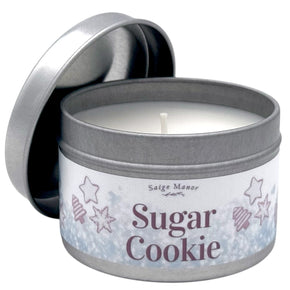 Saige Manor Sugar Cookie Tin Candle
