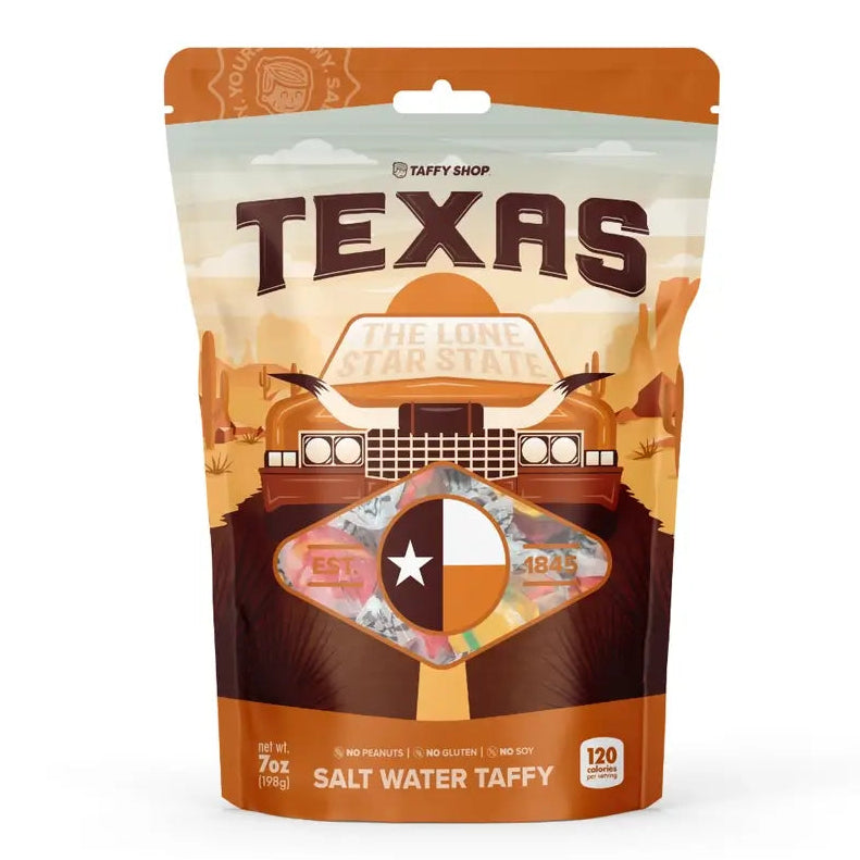 Texas Themed Salt Water Taffy
