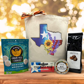 Texas Blossoms Gift Basket