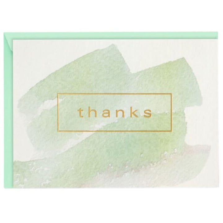 Hallmark Watercolor Thanks Card