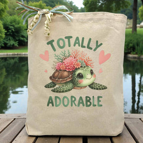 Create Your Own Totally Adorable Turtle New Baby Gift Tote