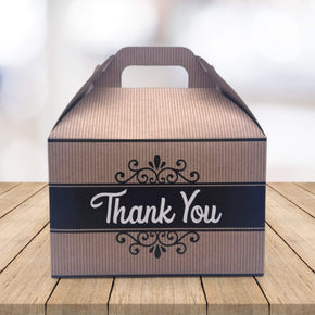Gable Kraft Thank You Gift Box