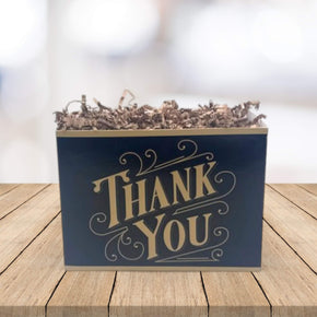 Create Your Own Mini Black & Gold Gift Box