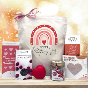 Rainbow & Hearts Valentine's Day Gift Basket