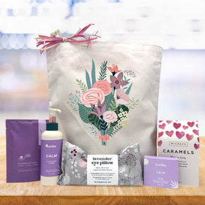 Forever Flowers Valentine's Day Gift Basket