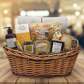 Ultimate Bee Cozy Gift Basket