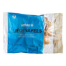 Individual vegan vanilla vafel with pearlized sugar