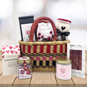 Valentine African Market Gift Basket