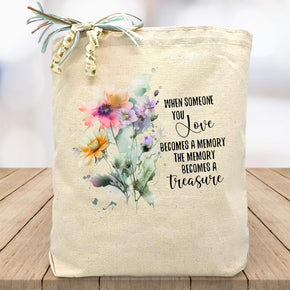 Create Your Own When Someone You Love Sympathy Gift Tote