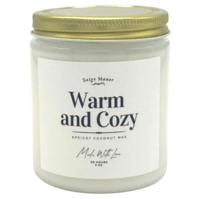 Saige Manor "Warm & Cozy" Cashmere Vanilla Scented Candle