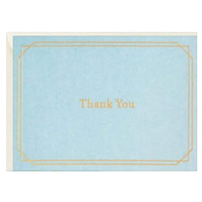 Hallmark Thank You With Gold Letters Card