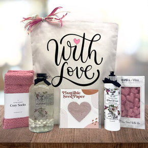 With Love Valentine's Day Gift Basket