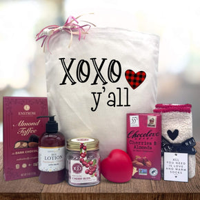 Hugs and Kisses Y'all Valentine Gift Basket