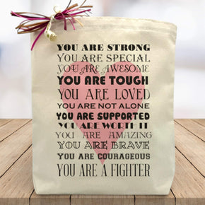 Create Your Own “You Are Strong” Gift Tote